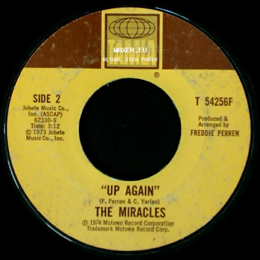 The Miracles - Don't Cha Love It / Up Again side B