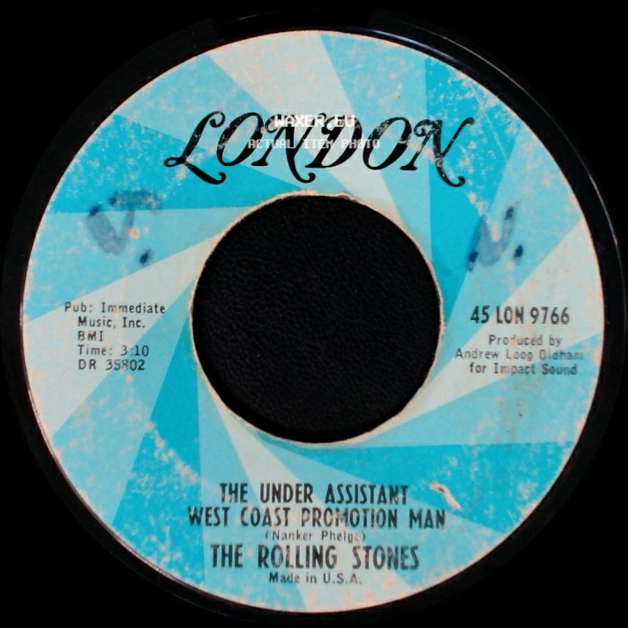 The Rolling Stones - (Can't Get No) Satisfaction / The Under Assistant West Coast Promotion Man side B