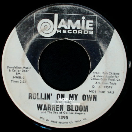 Warren Bloom And The Sea Of Galilee Singers - Rollin' On My Own / Natural Sinner side A