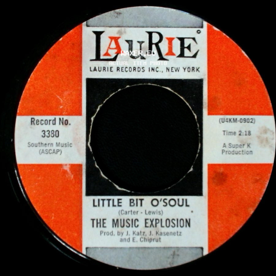 The Music Explosion - Little Bit O'soul / I See The Light side A