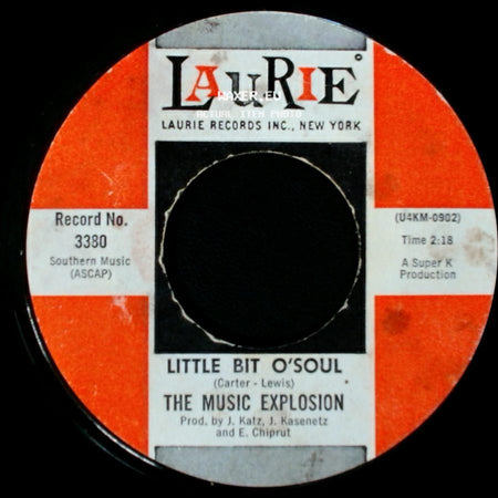 The Music Explosion - Little Bit O'soul / I See The Light side A