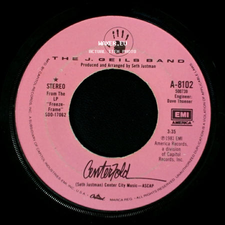 The J. Geils Band - Rage In The Cage / Unknown Title B side B