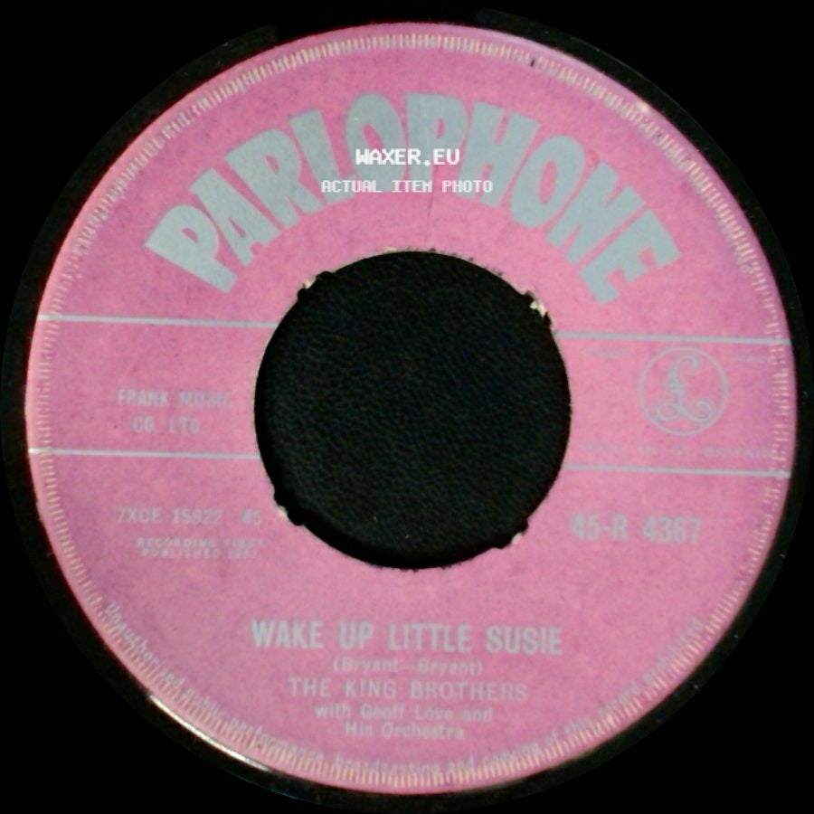 The King Brothers - Wake Up Little Susie / Winter Wonderland side A