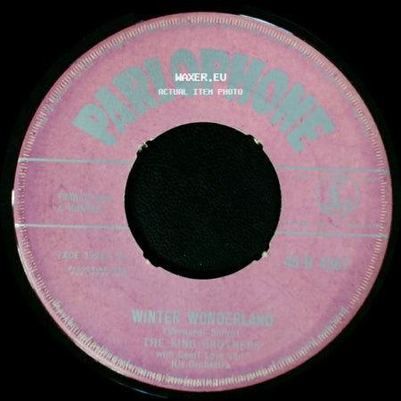 The King Brothers - Wake Up Little Susie / Winter Wonderland side B