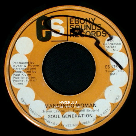 Soul Generation - Body And Soul (That's The Way It's Got To Be) / Mandingo Woman side B