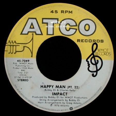 Impact - Happy Man (Pt. Ii) / Happy Man (Pt. I) side A
