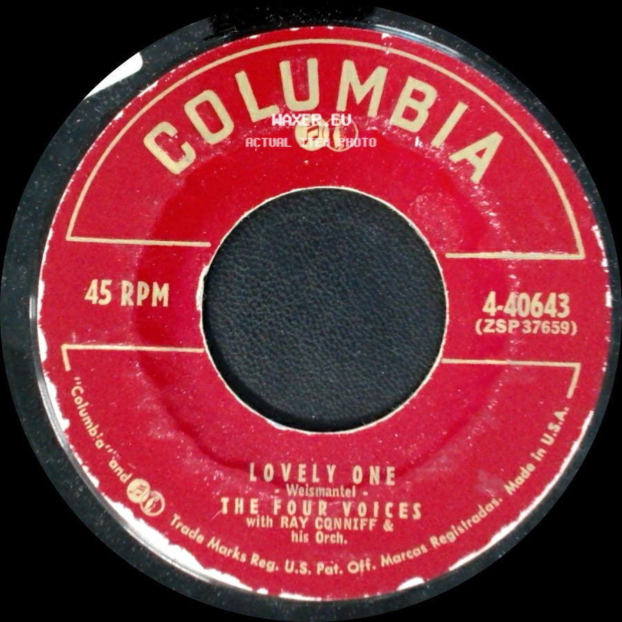 The Four Voices With Ray Conniff & His Orch. - Lovely One / Geronimo side A