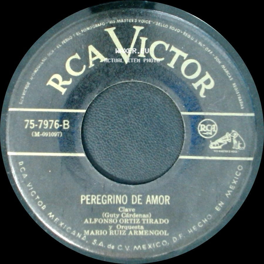 Alfonso Ortiz Tirado Y Orquesta Mario Ruiz Armengol - El Caminante Del Mayab / Peregrino De Amor side B