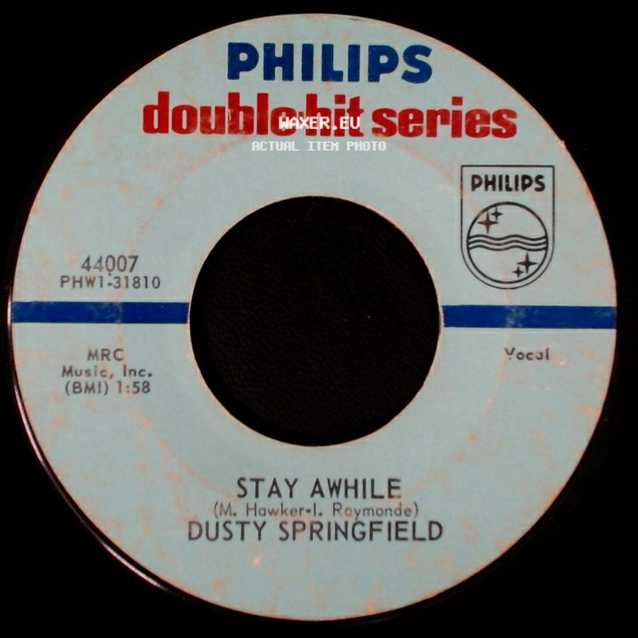 Dusty Springfield - Stay Awhile / Wishin' And Hopin' side A