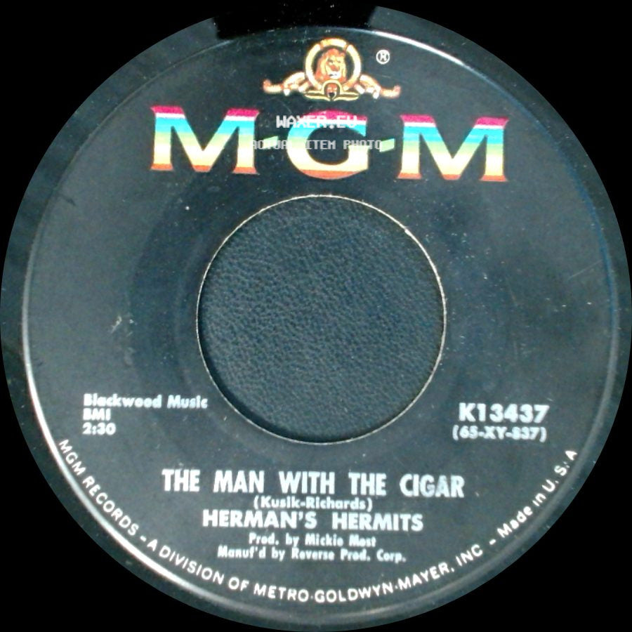 Herman's Hermits - The Man With The Cigar / A Must To Avoid side A