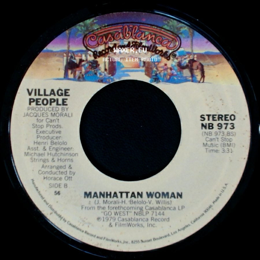 Village People - In The Navy / Manhattan Woman side B