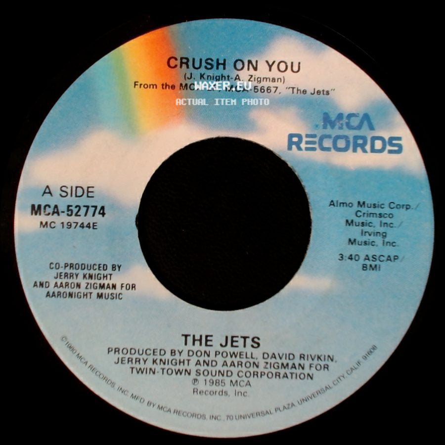 The Jets - Crush On You / Right Before My Eyes side A