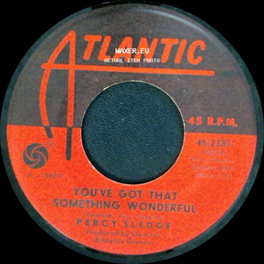 Percy Sledge - You've Got That Something Wonderful / Baby, Help Me side A
