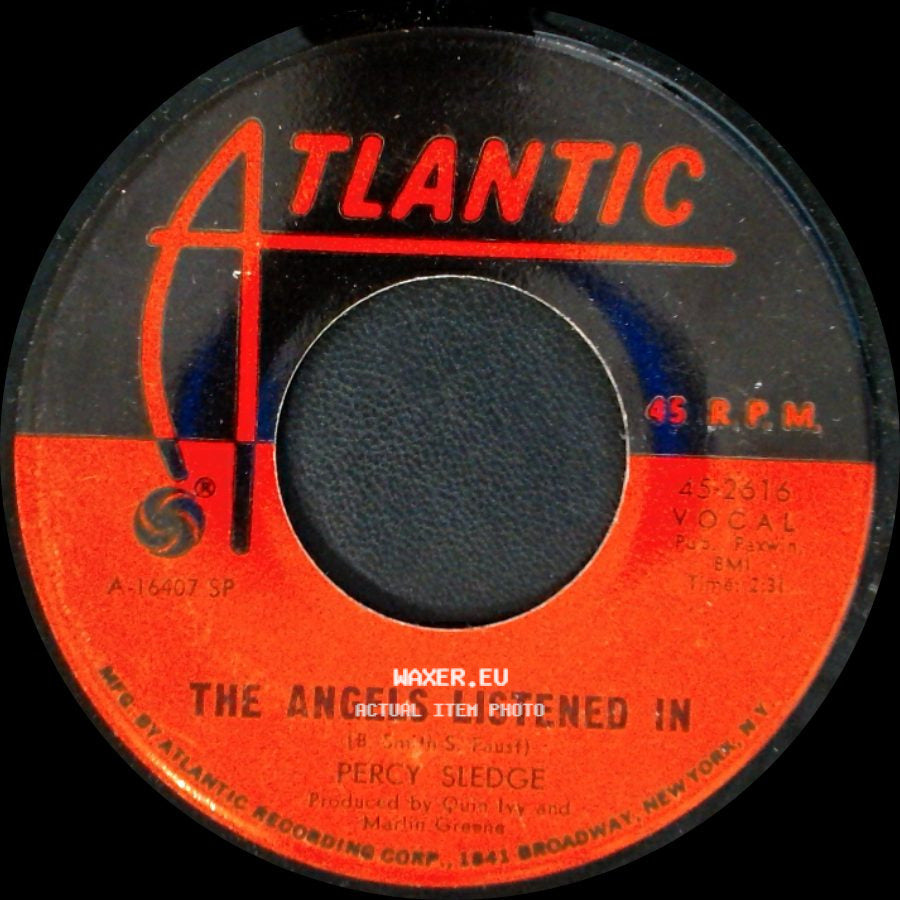 Percy Sledge - The Angels Listened In / Any Day Now side A
