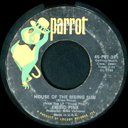 Frijid Pink - Drivin' Blues / House Of The Rising Sun side B