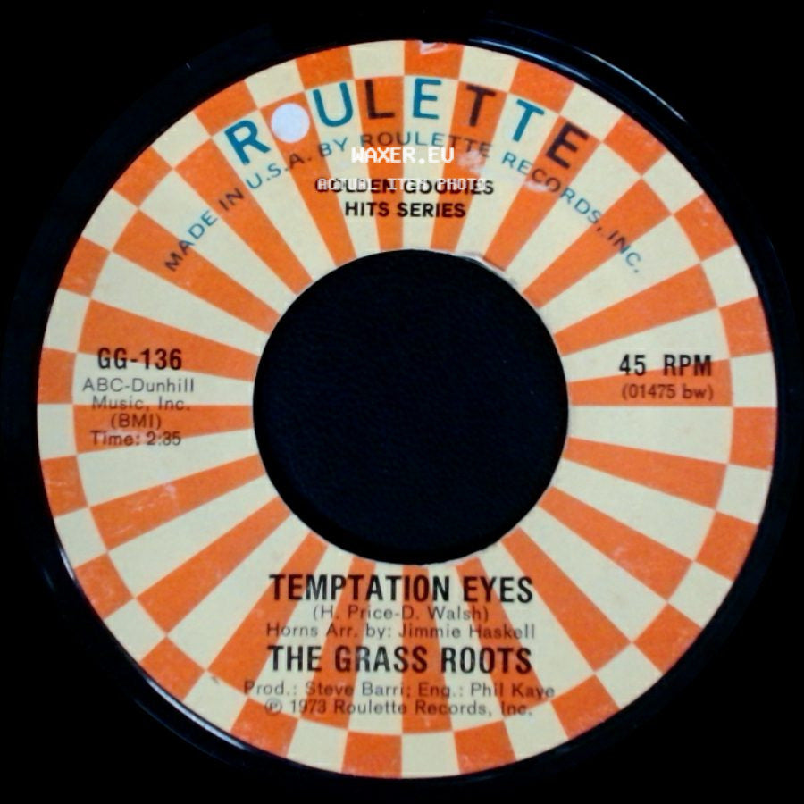 The Grass Roots - Come On And Say It / Temptation Eyes side B