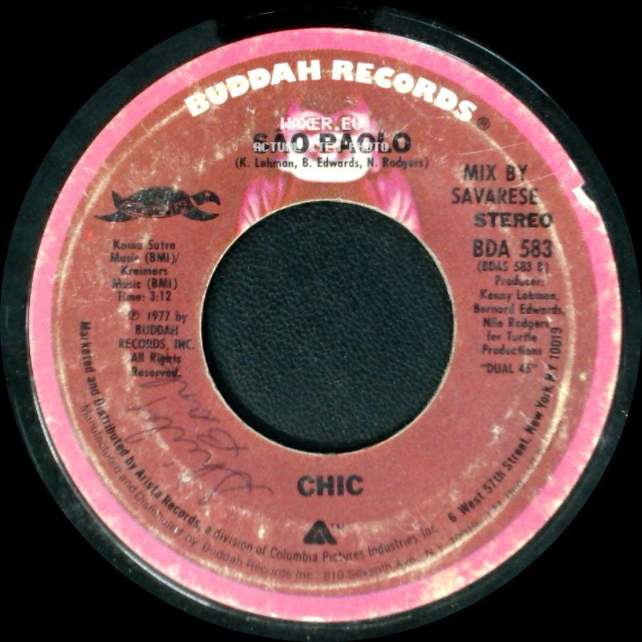 Chic - Dance, Dance, Dance (Yowsah, Yowsah, Yowsah) / São Paolo side B