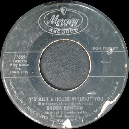 Brook Benton - It's Just A House Without You / Frankie And Johnny side A