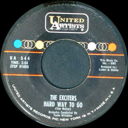 The Exciters - Tell Him / Hard Way To Go side B