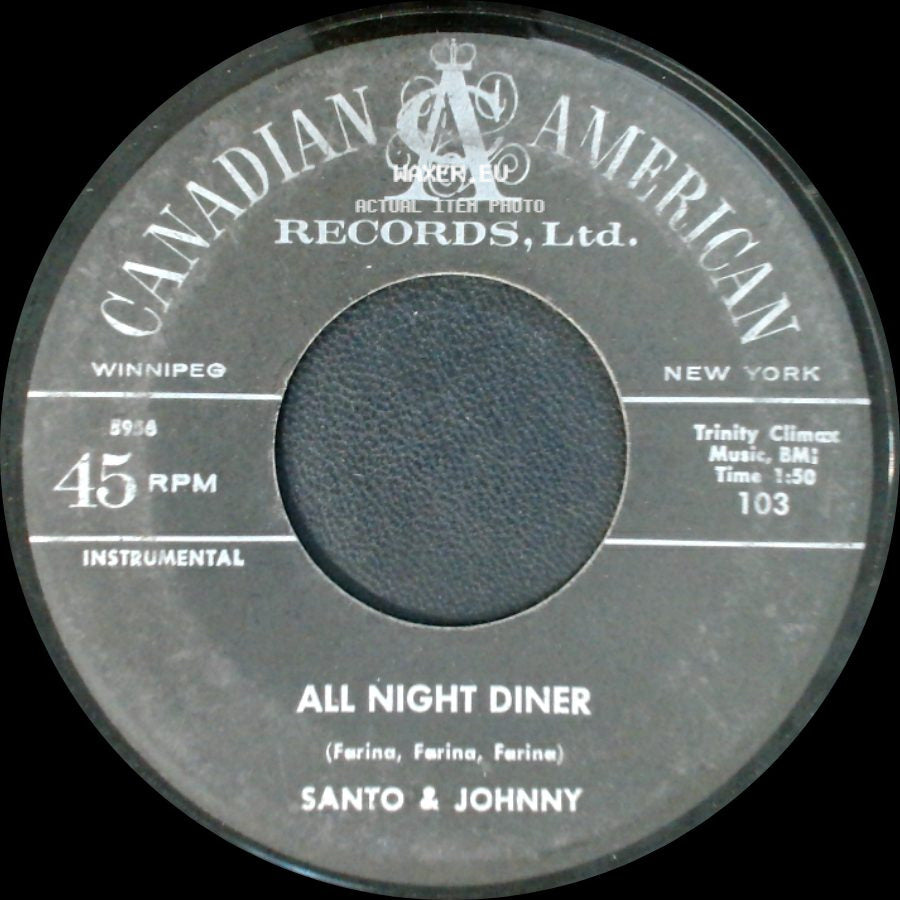 Santo & Johnny - All Night Diner / Sleep Walk side A