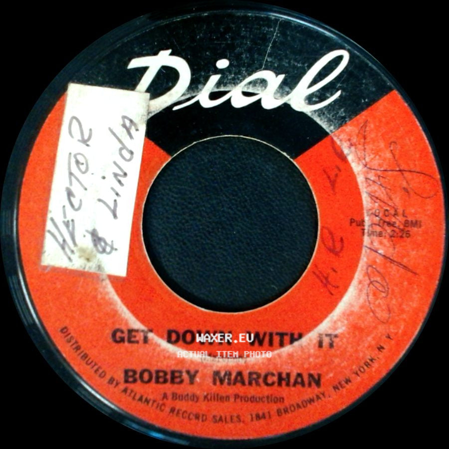 Bobby Marchan - Half A Mind / Get Down With It side B