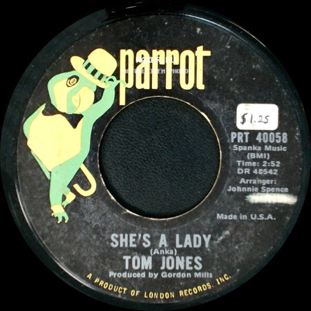 Tom Jones - She's A Lady / My Way side A