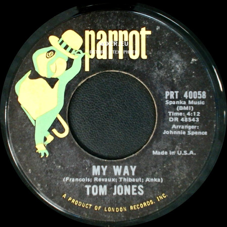 Tom Jones - She's A Lady / My Way side B