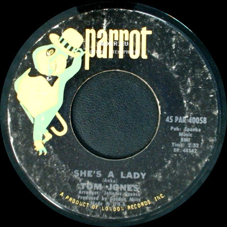 Tom Jones - She's A Lady / My Way side A