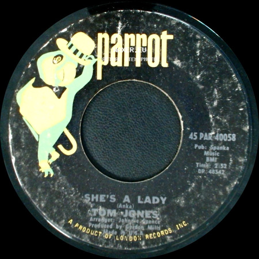 Tom Jones - She's A Lady / My Way side A