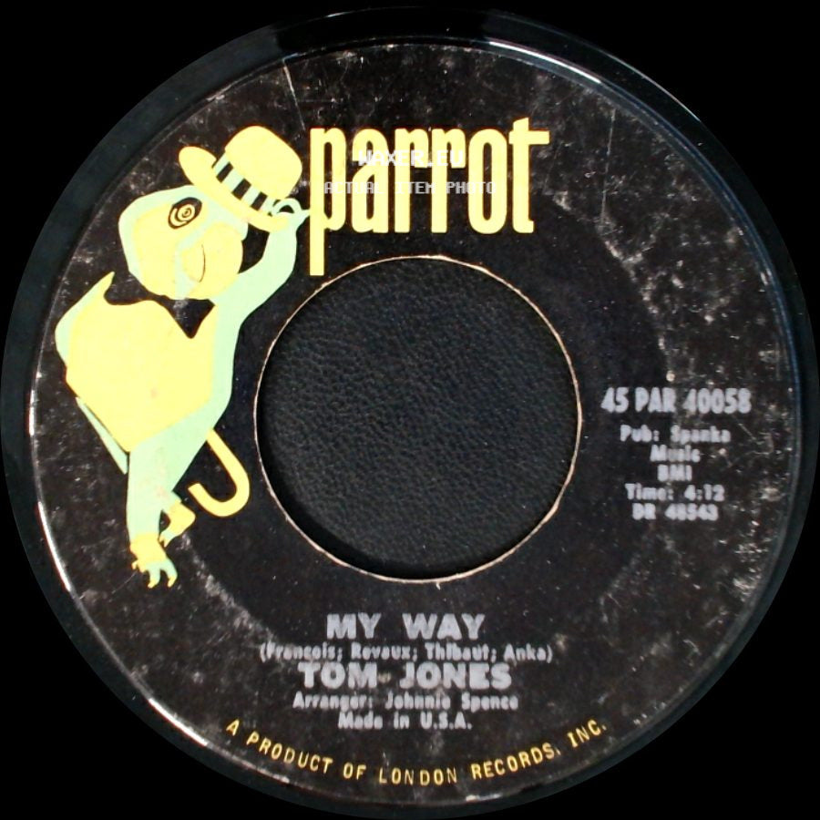 Tom Jones - She's A Lady / My Way side B