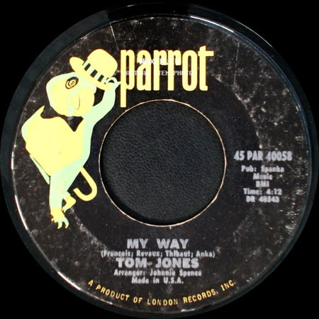 Tom Jones - She's A Lady / My Way side B