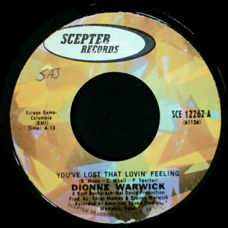 Dionne Warwick - Window Wishing / You've Lost That Lovin' Feeling side B