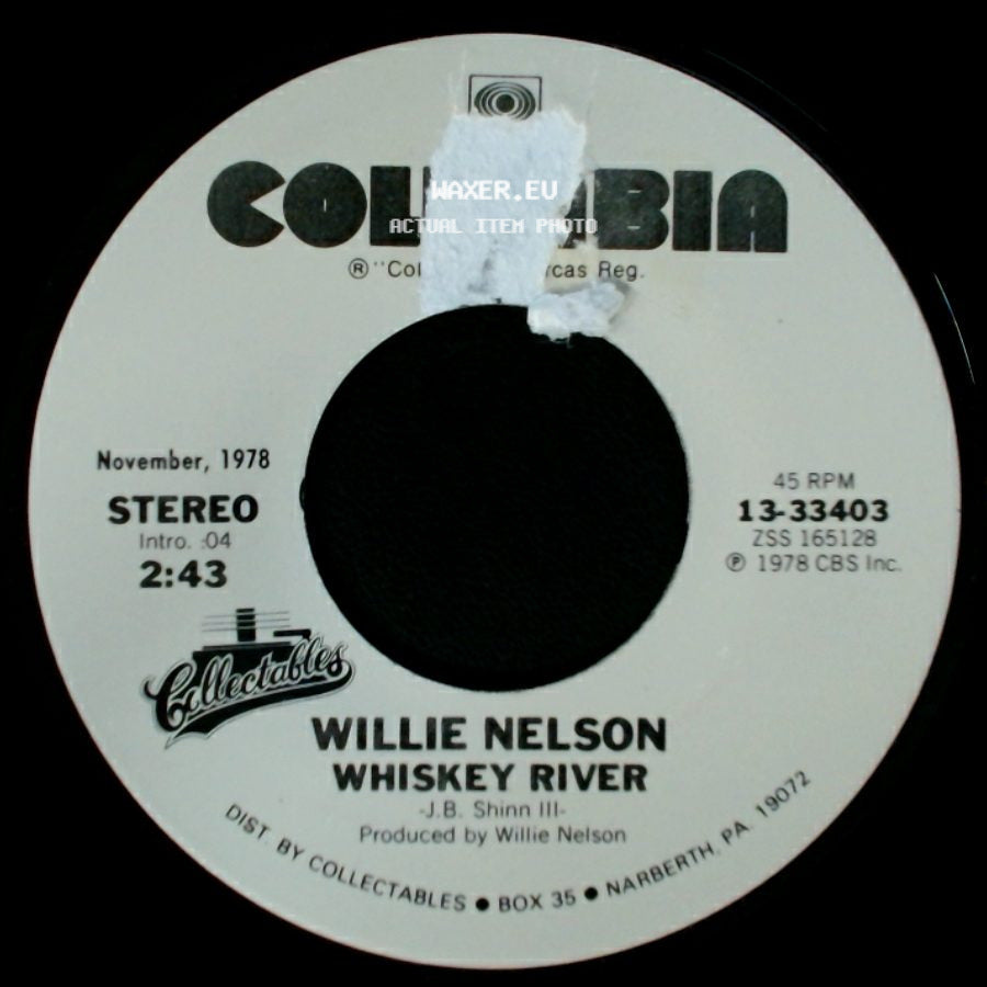 Willie Nelson - Whiskey River / All Of Me side A