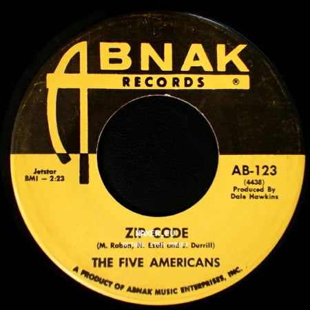 The Five Americans - Sweet Bird Of Youth / Zip Code side B