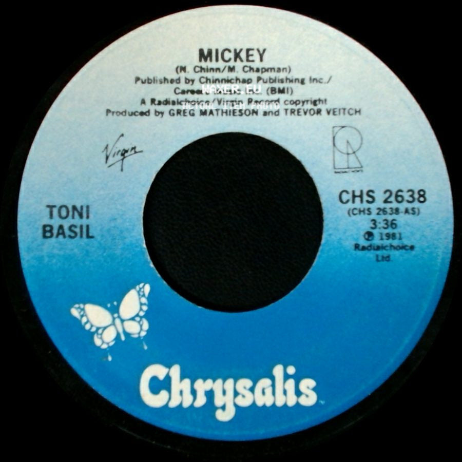 Toni Basil - Mickey / Thief On The Loose side A