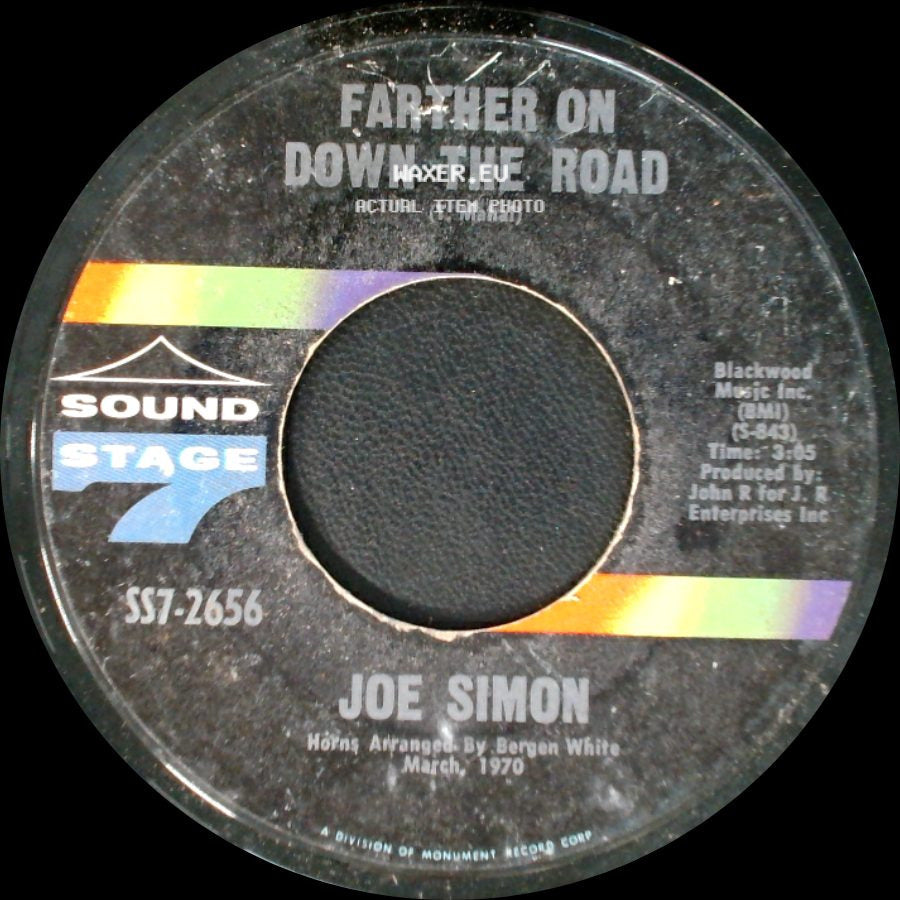 Joe Simon - Farther On Down The Road / Wounded Man side A