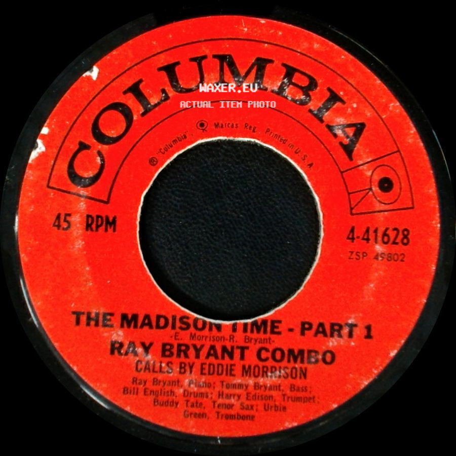 Ray Bryant Combo - The Madison Time - Part 1 / The Madison Time - Part 2 side A