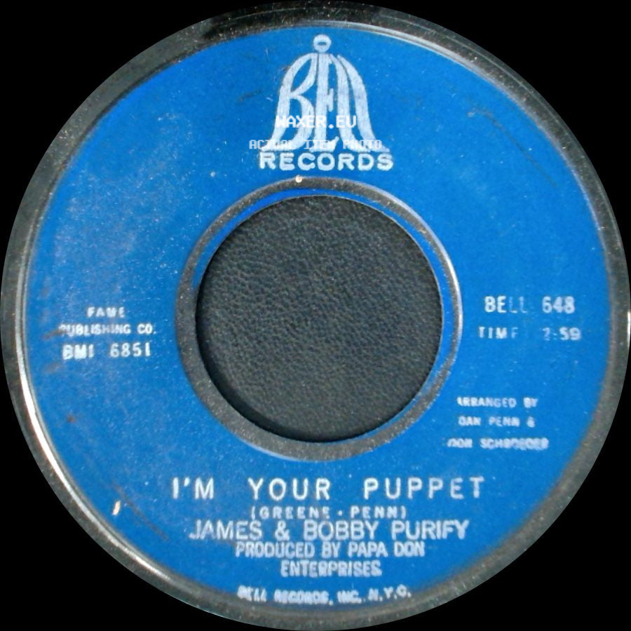 James & Bobby Purify - I'm Your Puppet / So Many Reasons side A