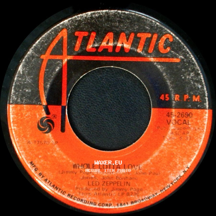 Led Zeppelin - Living Loving Maid (She's Just A Woman) / Whole Lotta Love side B