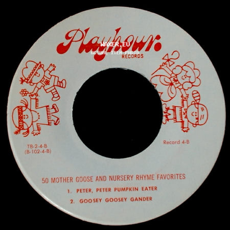 Unknown Artist - 50 Mother Goose And Nursery Rhyme Favorites / 50 Mother Goose And Nursery Rhyme Favorites side A