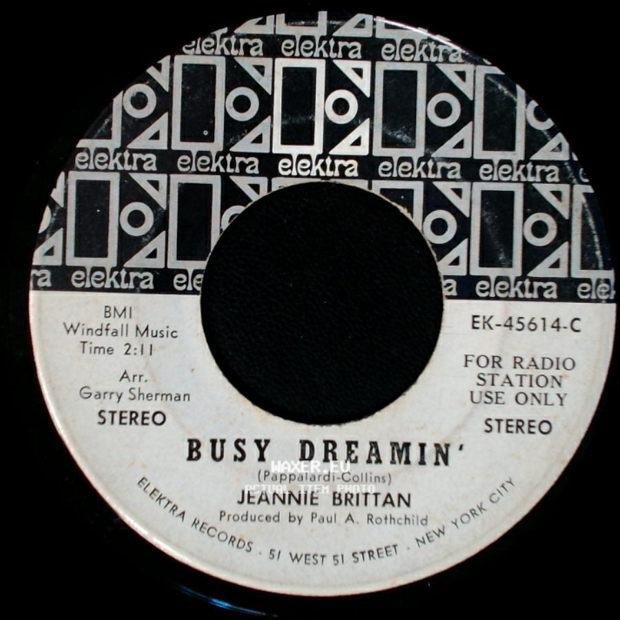 Jeannie Brittan - Busy Dreamin' / Busy Dreamin' side B