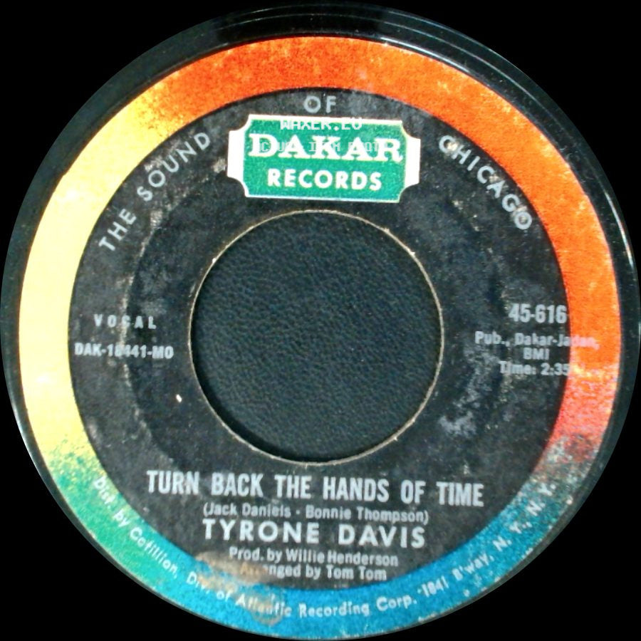 Tyrone D'avis - I Keep Coming Back / Turn Back The Hands Of Time side B