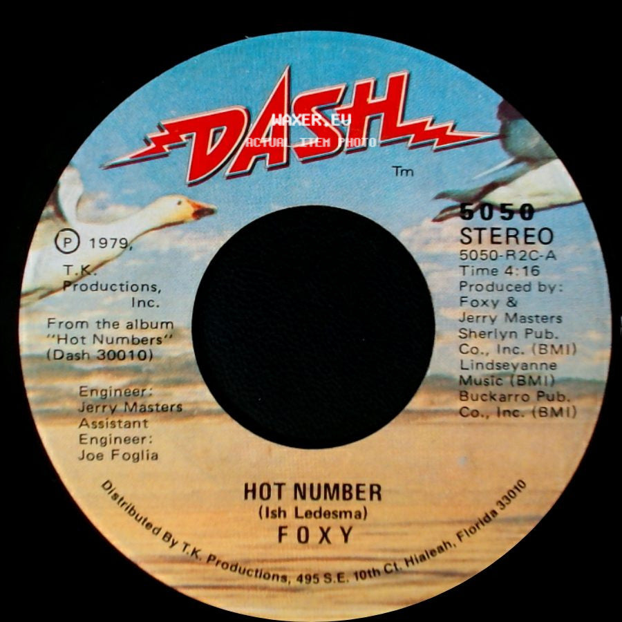 Foxy - Call It Love / Hot Number side B