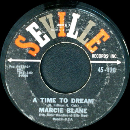 Marcie Blane - A Time To Dream / Bobby's Girl side A
