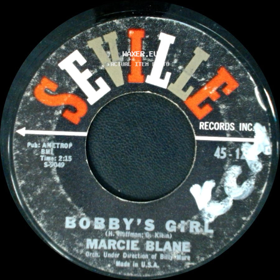 Marcie Blane - A Time To Dream / Bobby's Girl side B