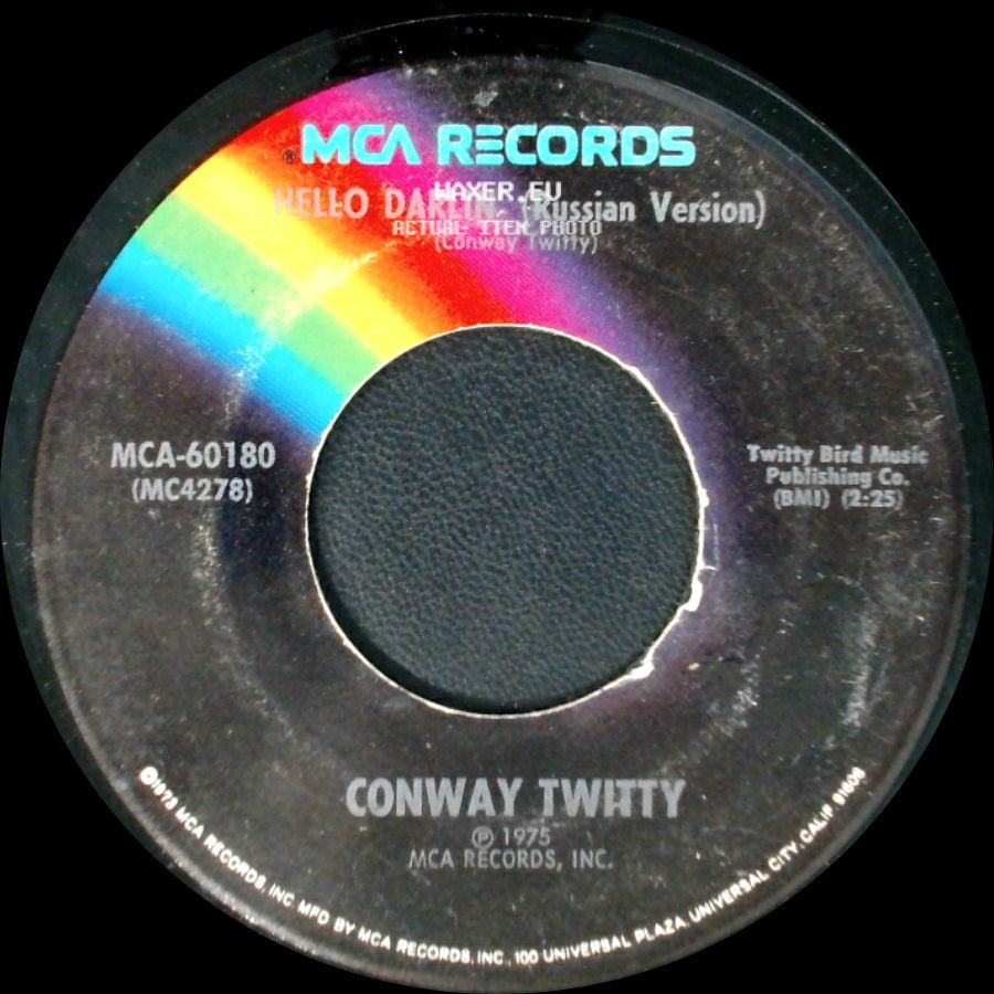 Conway Twitty - Hello Darlin' (English Version) / Hello Darlin' (Russian Version) side B
