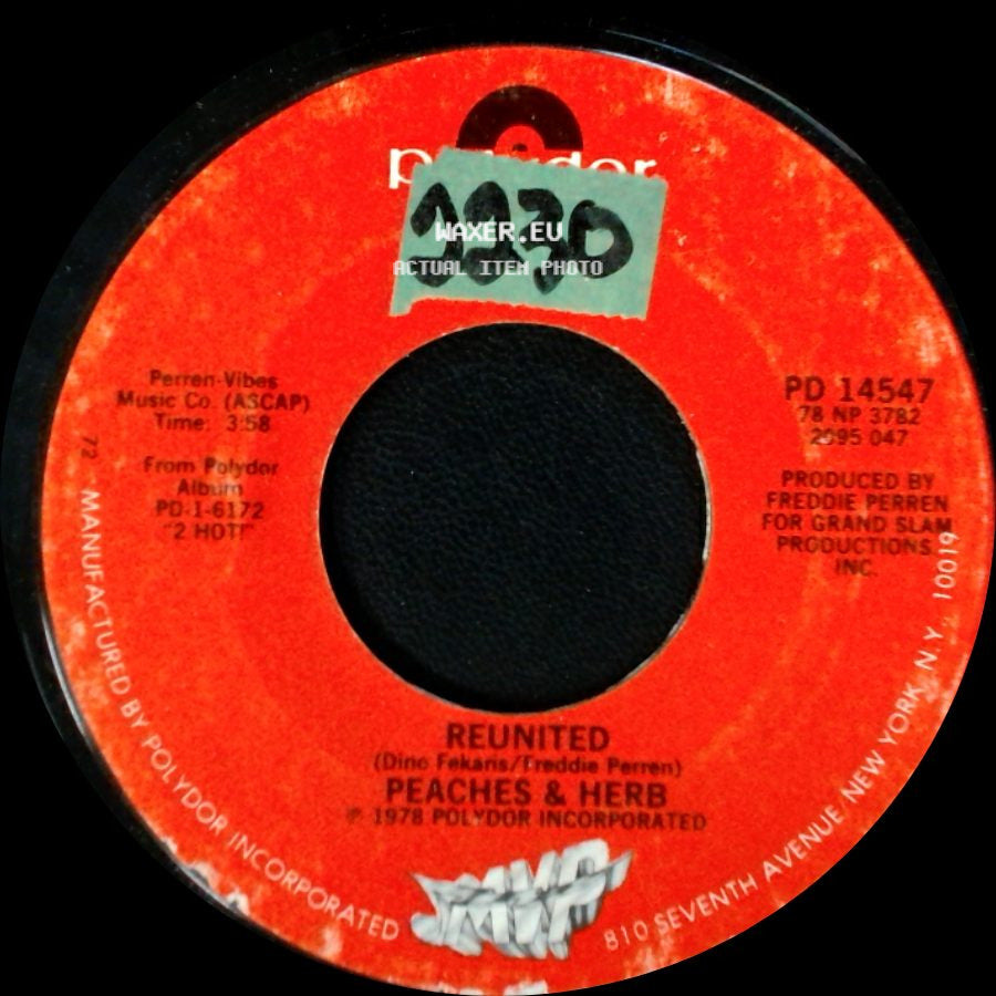 Peaches & Herb - Reunited / Easy As Pie side A