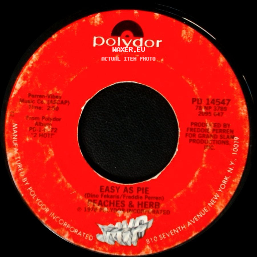 Peaches & Herb - Reunited / Easy As Pie side B