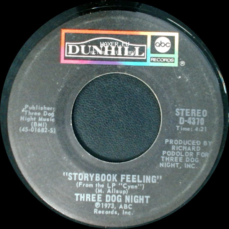 Three Dog Night - Storybook Feeling / Let Me Serenade You side A