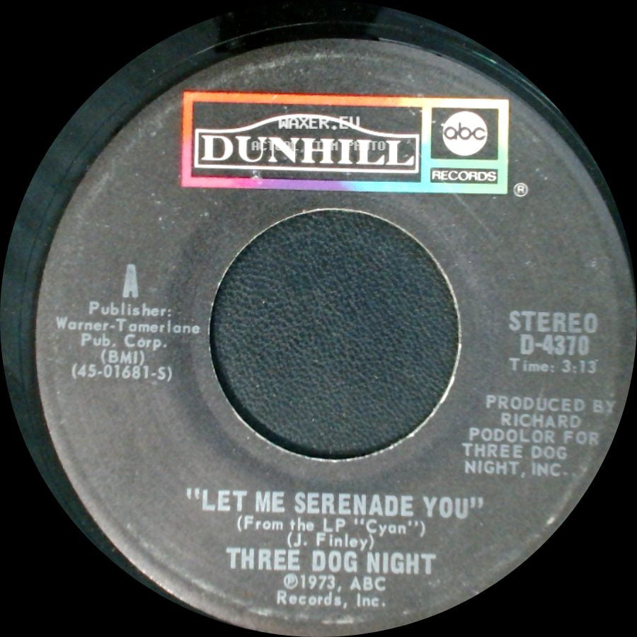 Three Dog Night - Storybook Feeling / Let Me Serenade You side B